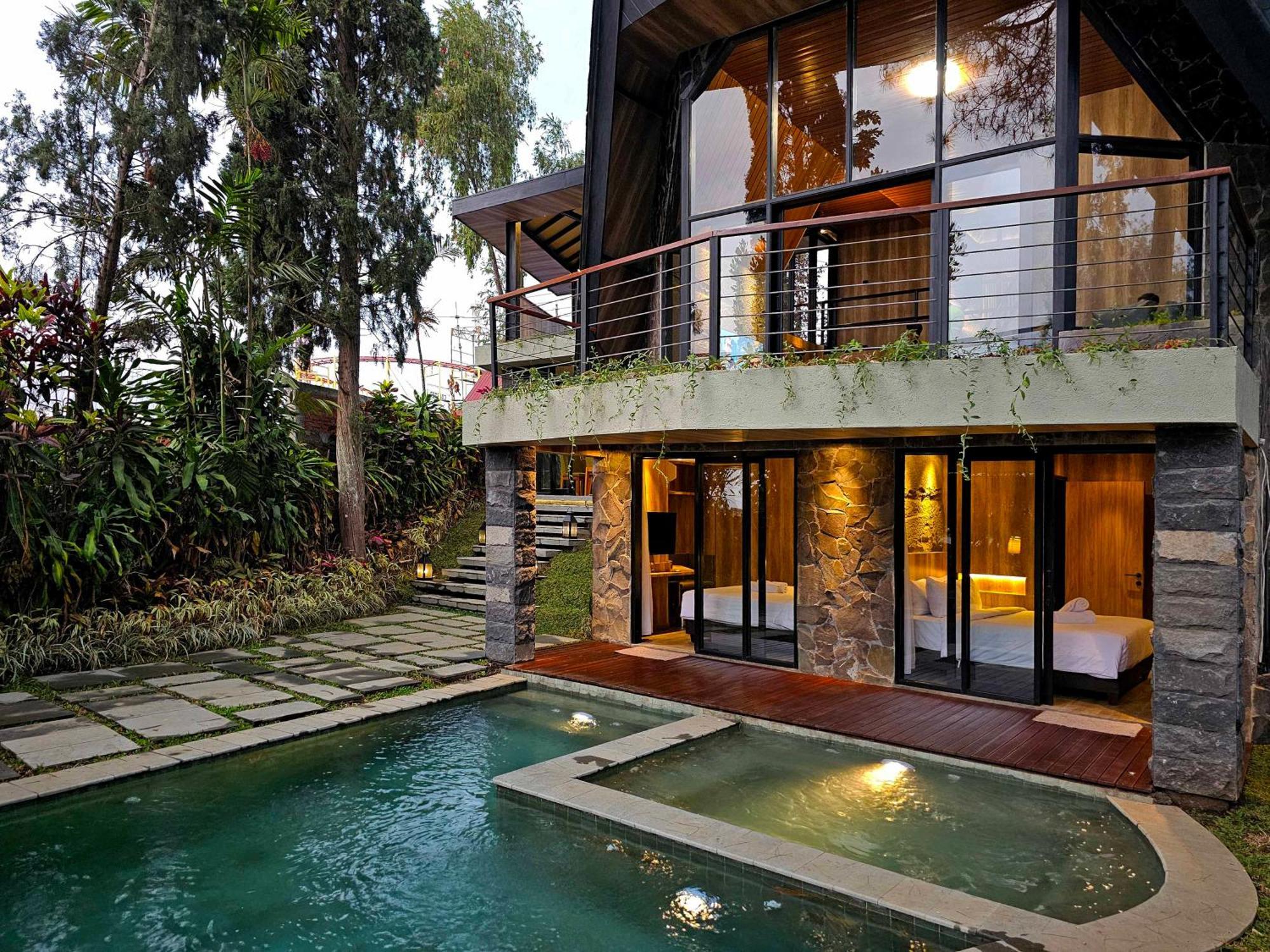 Villa 4-Br Klub Bunga No 4 Batu Malang 외부 사진